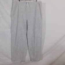 Vintage Tultex Mens L Sweatpants Grey Joggers 90s Made In USA Blank