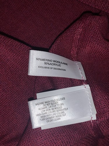 Nwot Cutter & Buck Douglas V Neck Sweater Big&Tall Size 4XB Wool Blend T9 - Picture 4 of 9