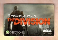 ASDA ( UK ) Tom Clancy's The Division, X-BOX ONE ( 2013 ) Gift Card ( $0 )