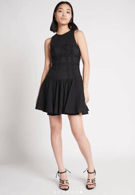 Aje Tidal Corset Mini Dress Black size 12 New With Tags | eBay Australia
