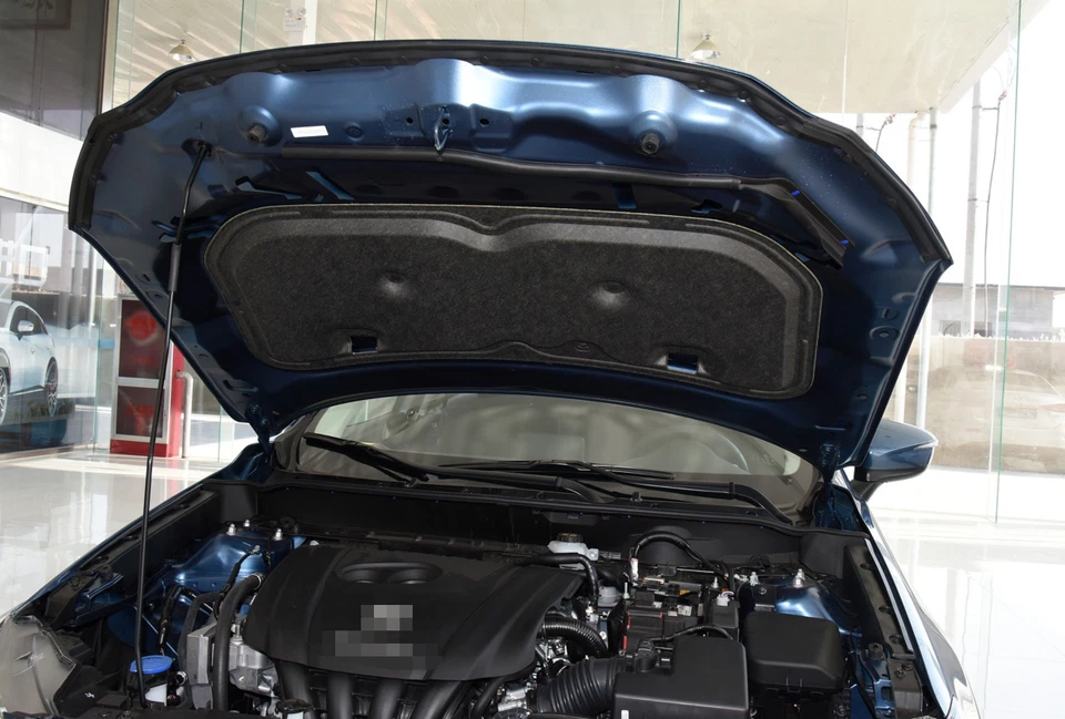 Cubierta del motor delantero capó almohadilla aislante protector térmico para Mazda CX-3 2016-2020 2021 Foto 3 de 4