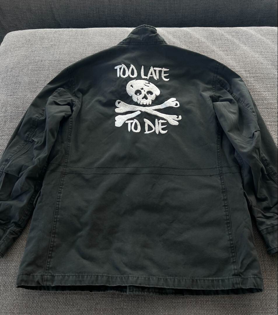 Wtaps M65 Field Jacket Black M NO GUTS NO GLORY Embroidery Wtaps M65 Field Jacket Black M NO GUTS NO GLORY Embroidery