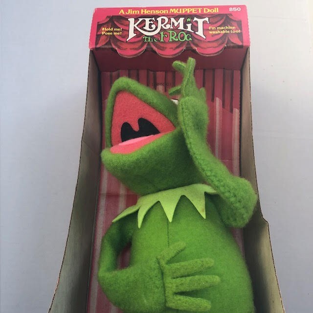 RARE Vintage 1976 Fisher Price Kermit the Frog model #850 