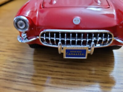 Burago red 1957 Chevrolet Corvette Daytona Beach pace car. 1:24