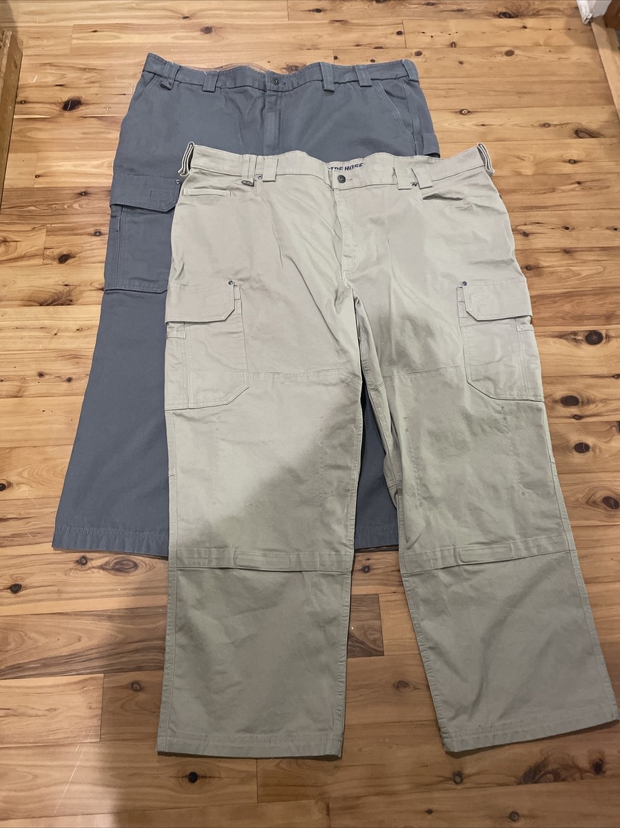 Cargo Work Pants Duluth Trading Firehose Shorts Lot Pair DULUTH