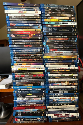 Blu-ray Movie Collection, Choose From Dropdown List
