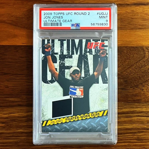 2009 UFC Topps Ultimate Gear “Jon Jones" RC /199 PSA 9 Pop 2 (0 Higher). VHTF 🔰