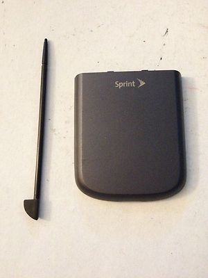OEM Original, Palm Treo 800w Gray Sprint Back Cover Door & Stylus