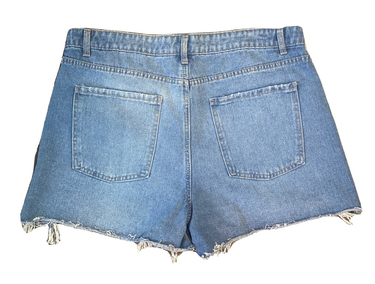 No Boundaries Women's Denim 4th Of July High Rise Shorts Size 17