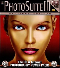 MGI Photosuite 3 III Platinum Pc New Retail Big Box Win7 8 10 XP