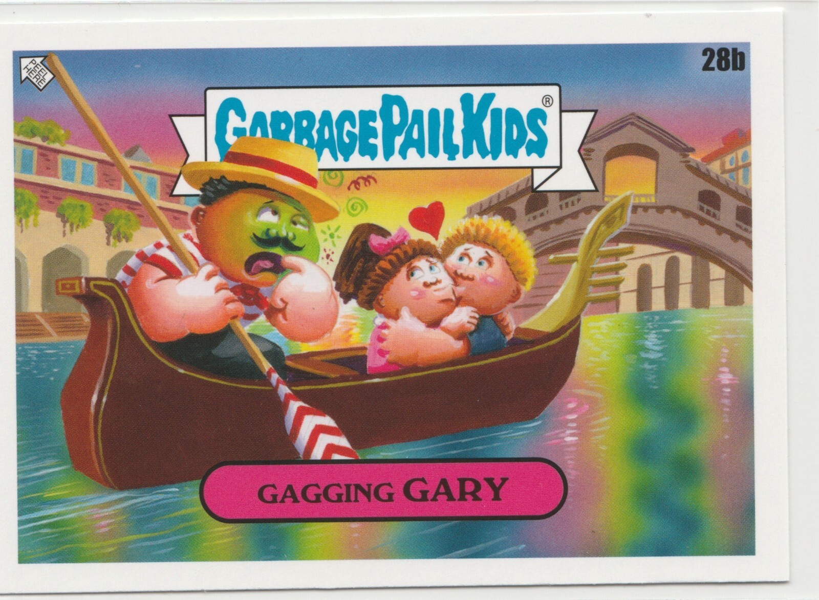 Gagging Gary #28b Garbage Pail Kids GPK 2021 Vacation Series