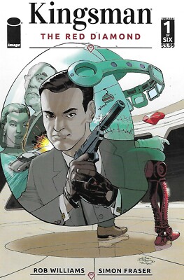 Kingsman Red Diamond Comic 1 Cover E Variant Simon Fraser 2017 Rob Williams