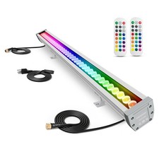 LED Wall Washer Light, 144W 40" RGBW Color Changing Linkable Linear Light Bar...