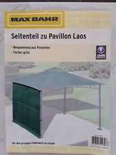 Seitenteil für Pavillon Laos und andere/Bespannung/grün  - NEU -originalverpackt