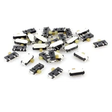 30 Pcs 1P2T SPDT Horizontal Mini Surface Mounted Devices SMT Slide Switch