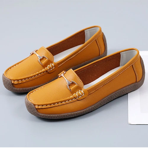 Womens Loafers Mocassin Office Work Flat Slip On Shoes Ladies Casual Shoes Size - Bild 30 von 59