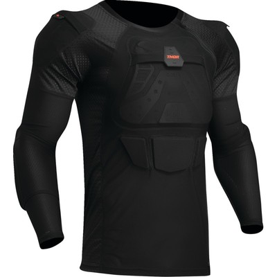 Thor Sentry Stealth Chest Guard Protector Shirt Black 2XL-3XL 2701-1346