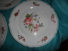 5-Vintage Arcopal Arc France Provincial Floral 10" Dinner Plates scalloped edge — photo 3