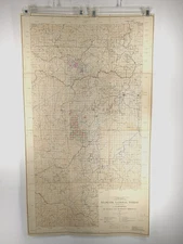 1942 Klamath National Agriculture Forest Map East Half Mt Diablo Humboldt 45x26