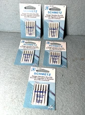 Schmetz SERGER Sewing Machine Needles OVERLOCK 12 & 14   5 NEW Packs