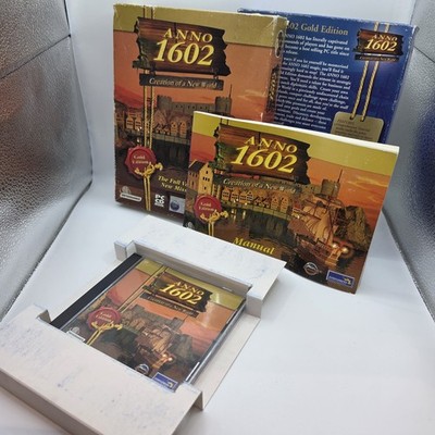 ANNO 1602 Creation of a New World PC Spiel Strategie RTS City BIG BOX Gold Edition