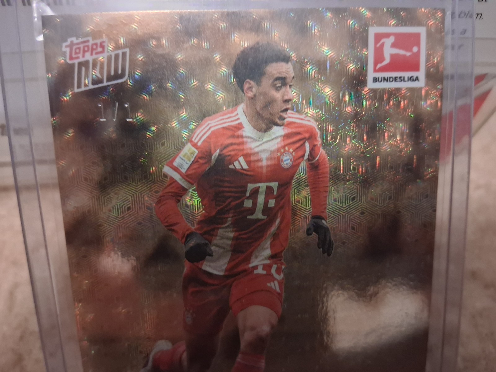 Jamal Musiala-2025-26 Bundesliga Topps   Now-Superfractor-#1/1-Youngest Player view 2
