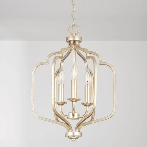 Capital Lighting 538731 Ophelia 3 Light 14"W Taper Candle Pendant - Gold - Picture 5 of 7