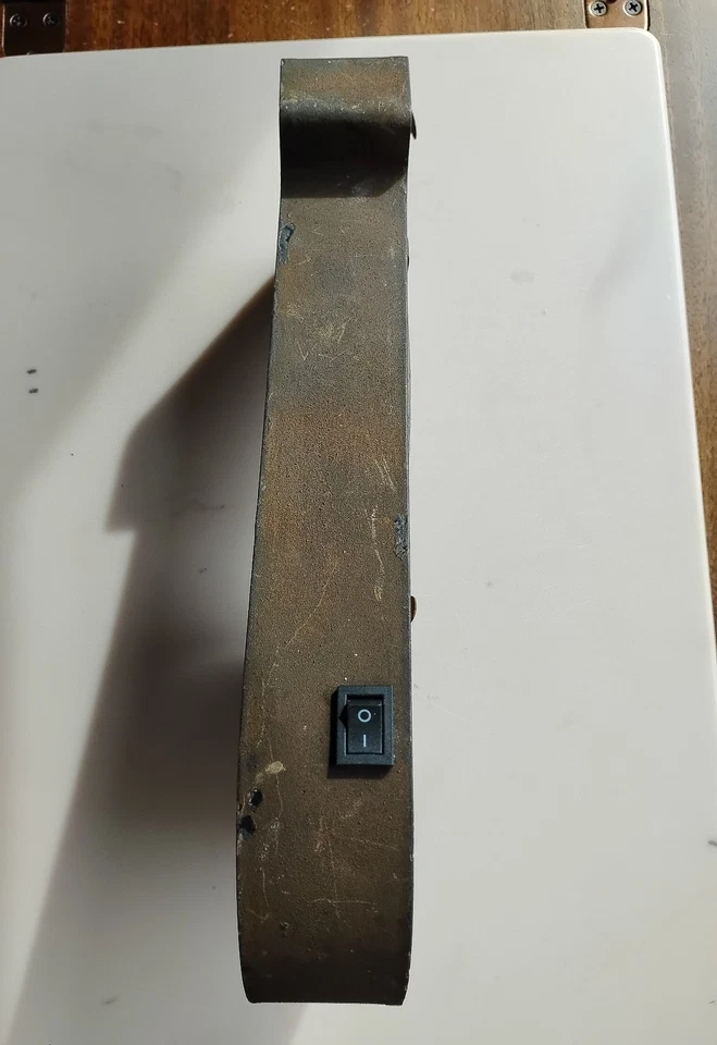 Marquee Light Letter 'J' Stands 12" Tall Rustic Metal -It Works See Photos - Image 4 of 4