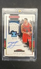 2017 Panini Impeccable Zach LaVine Elegance Logo Patch Auto 1/25 Bulls 1/1