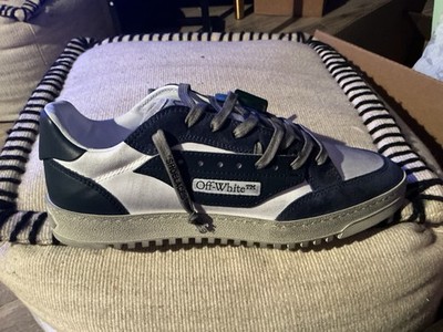 Men s 11 Off-White 5.0 Paneled Low-Top Sneakers  Navy White  c/o Virgil Abloh