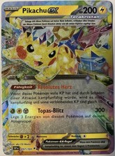 Pokemon Pikachu EX Deutsch 057/191 Stürmische Funken Terakristall Near Mint