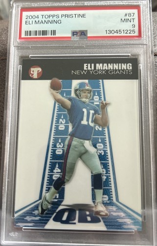 PSA 10 ELI MANNING - 2004 PRISTINE TOPPS ROOKIE - GIANTS SUPER BOWL QB (RC)