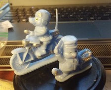 2 x Vintage Bearnstein Bears Figures - Made in Hong Kong