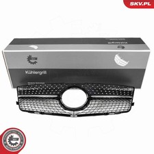 Passt für Mercedes GLK X204 2008-2012 Sport Kühlergrill Schwarz Chrom Silber Passt für Mercedes GLK X204 2008-2012 Sport Kühlergrill Schwarz Chrom Silber
