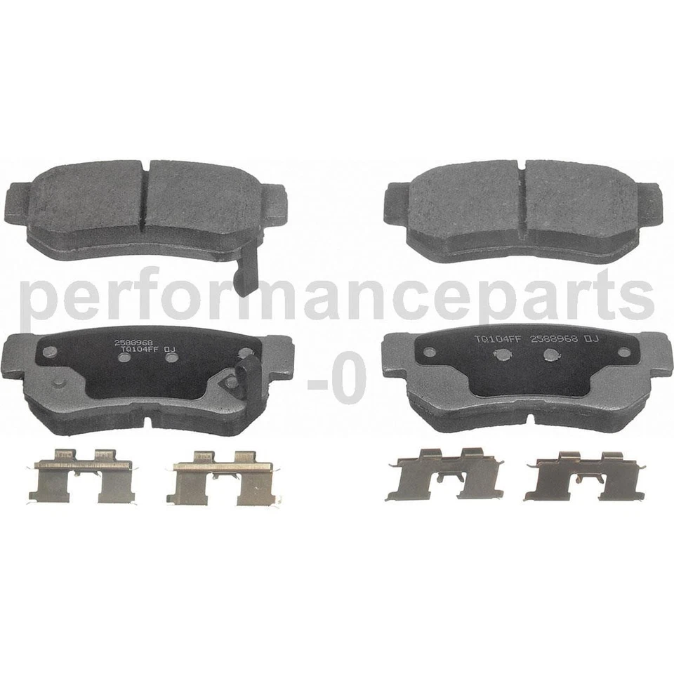 Juego de pastillas de freno de disco trasero rotor de freno de disco para Hyundai Tucson 2005-2009 Foto 2 de 4