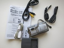 Canon Powershot S30 Digital Camera with charger and Compact flash card UNTESTED