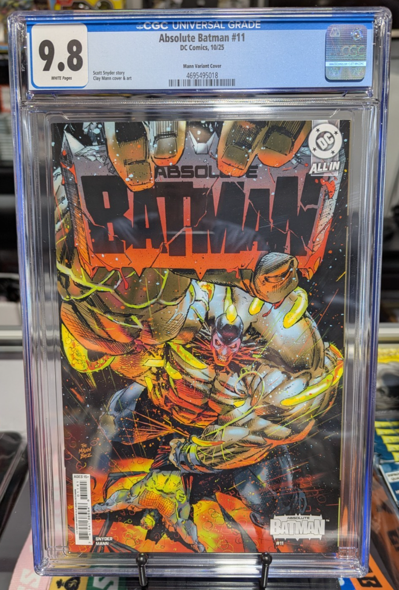 バットマン　限定プリント Absolute Batman #11 Clay Mann & Seth Mann Cardstock Variant Cover