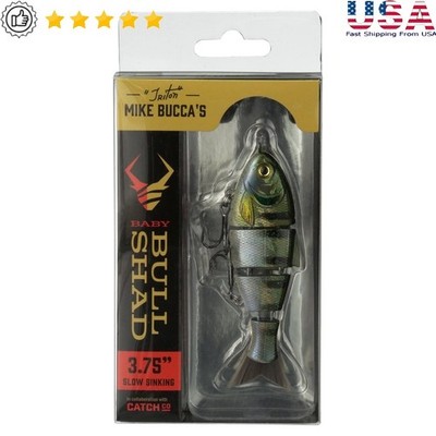 Baby Bull Shad Swimbait Freshwater Fishing Lure 3.75in Catfish Magnet Resin New