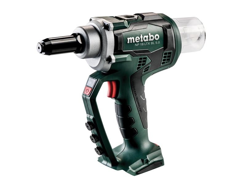 Metabo NP 18 LTX BL 5.0 Brushless Rivetto Pistola + 18V Nudo Unità MPTNP18LTX