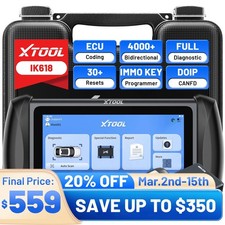 2026 XTOOL IK618 Key Fob Programmer Bidirectional Scanner Diagnostic Tool DoIP