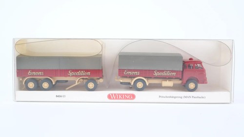 Wiking 041603 MAN mordaza tren de plataforma | Condition: Gebraucht