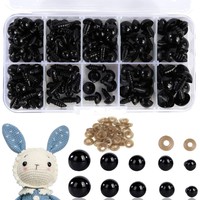 Sicherheitsaugen Kunststoff 100 StüCk Knopfaugen Puppen TeddybäR BastelzubehöR
