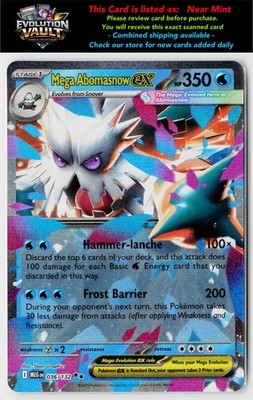 ME01: Mega Evolution #036/132 Mega Abomasnow ex