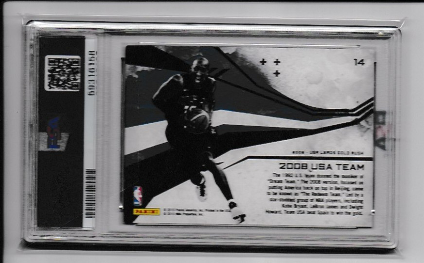2010-11 Panini Rookies & Stars - Moments in Time Kobe Bryant #14 PSA 8 view 2