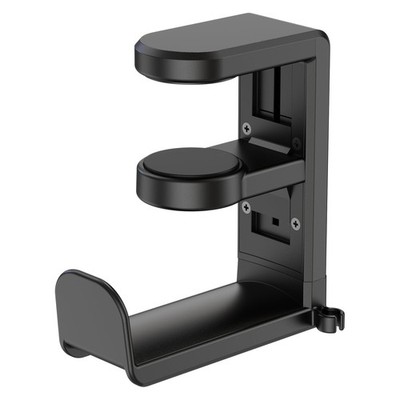 EURPMASK Rotating Headphone Stand - PC Gaming Headset Holder, 1 Unit, Black