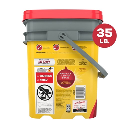 Clumping Cat Litter Low Dust Deodorizing Odor Control Multi-Cat 35 lb Pail New - Picture 15 of 29