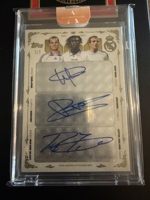Topps Los Blancos 2025/26 Three Kings Autograph TK-11 1/1 Sneijder Seedorf Van