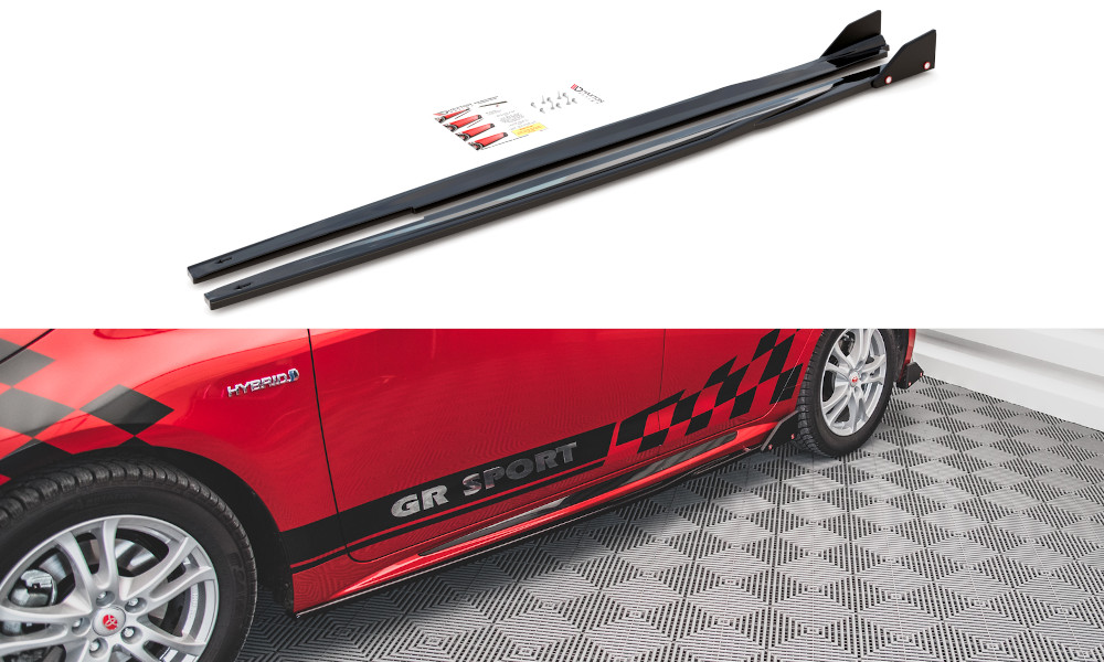 Bas de caisse Toyota Corolla GR Sport Hatchback Maxton V.1 avec extensions latéraux