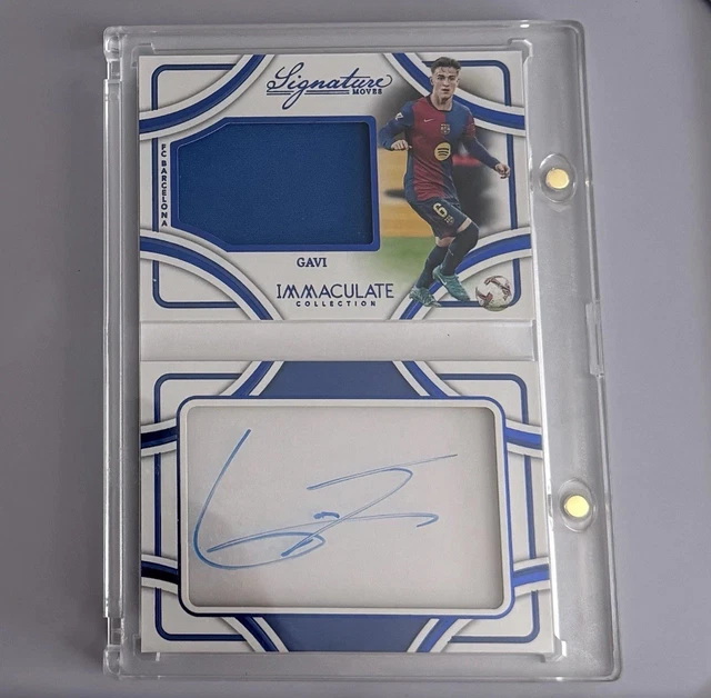 (Requested Bundle) Gavi /25 Booklet Patch Auto - Ruben Garcia PSA Graded 8