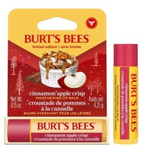  5x4.25g 🐝 Burt's Bees🐝 Moisturising Lip Cinnamon Apple Crisp100% Natural-BNIB